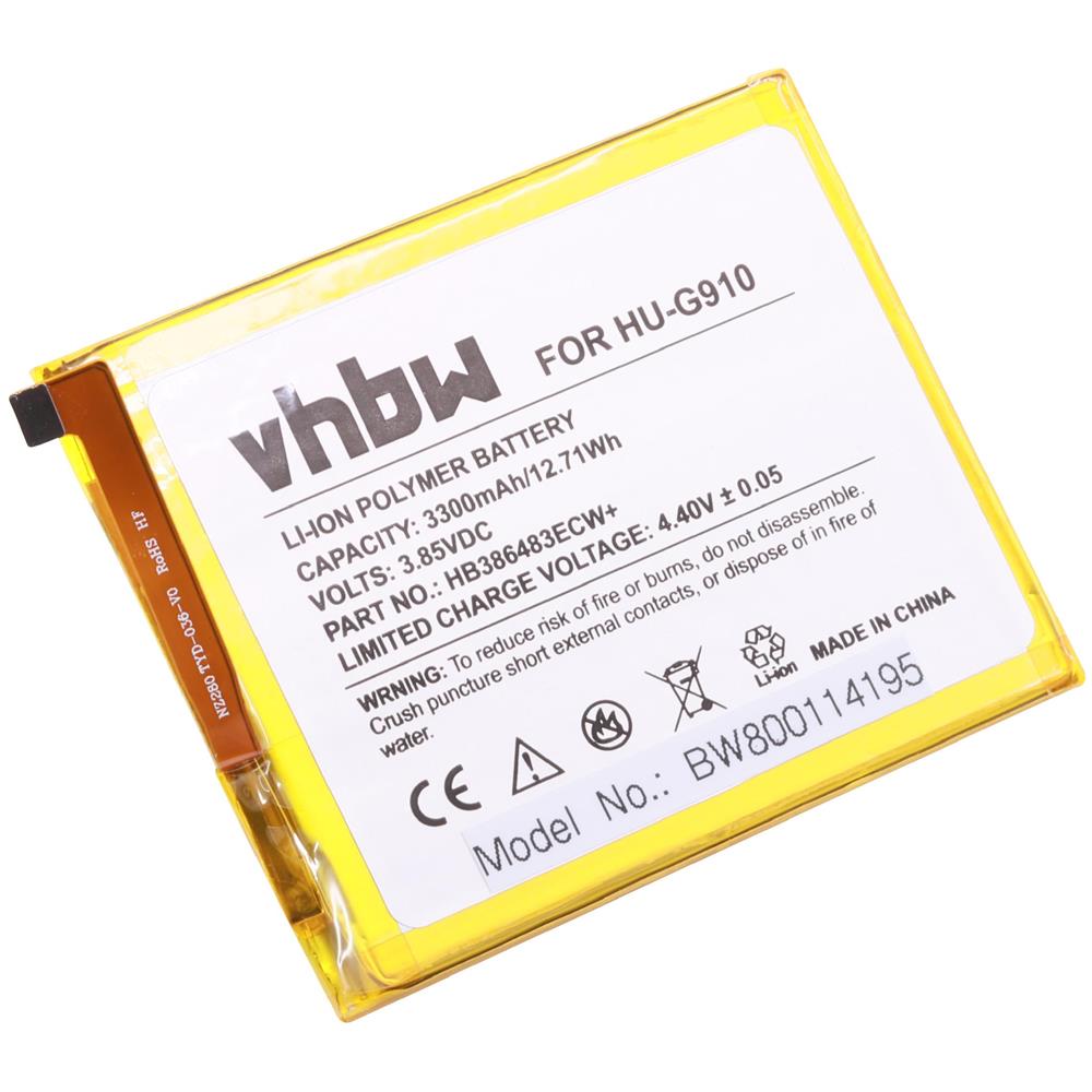 Batteria Sostituisce Huawei Hb386483ecw+ Per Smartphone Cellulare Telefono Cellulari (3300mah, 3,85v, Li-poly)  - Foto 1