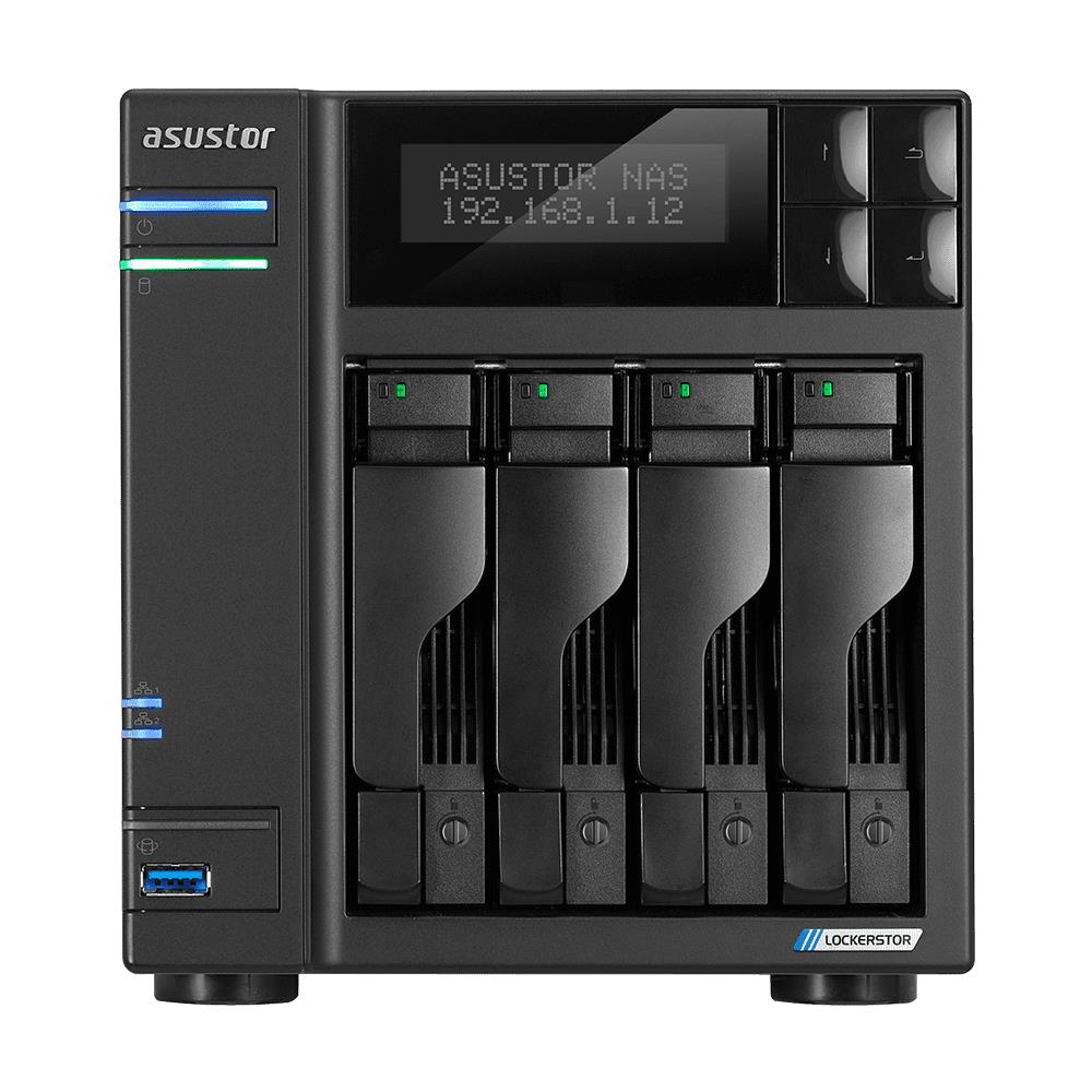 NAS Lockerstor 4 4 Slot 2.5" / 3.5" Interfacce 2x Gigabit Ethernet / 3x USB 3.2 Ram 4 GB - Foto 1