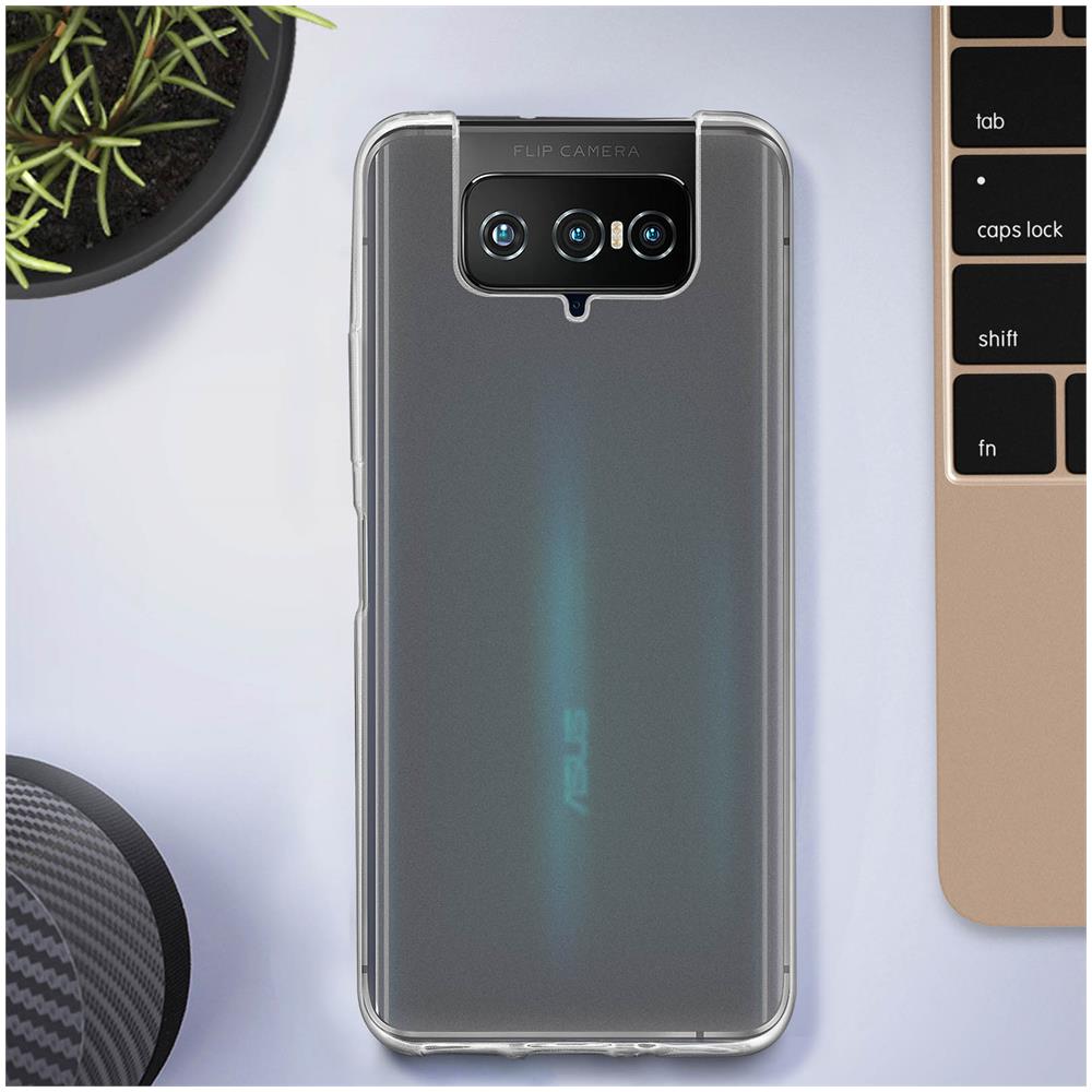 Cover Asus Zenfone 7 Zs670ks / 7 Pro Zs671ks Silicone Antishock Trasparente - Foto 5