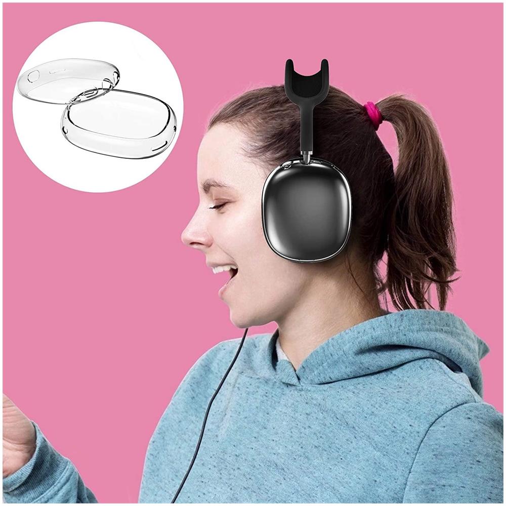 Cuffie Airpods Max Shell In Silicone Trasparente - Foto 6
