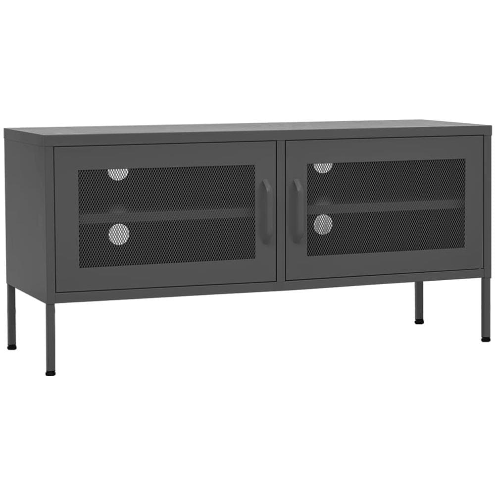 Mobile Tv Antracite 105x35x50 Cm In Acciaio - Foto 2