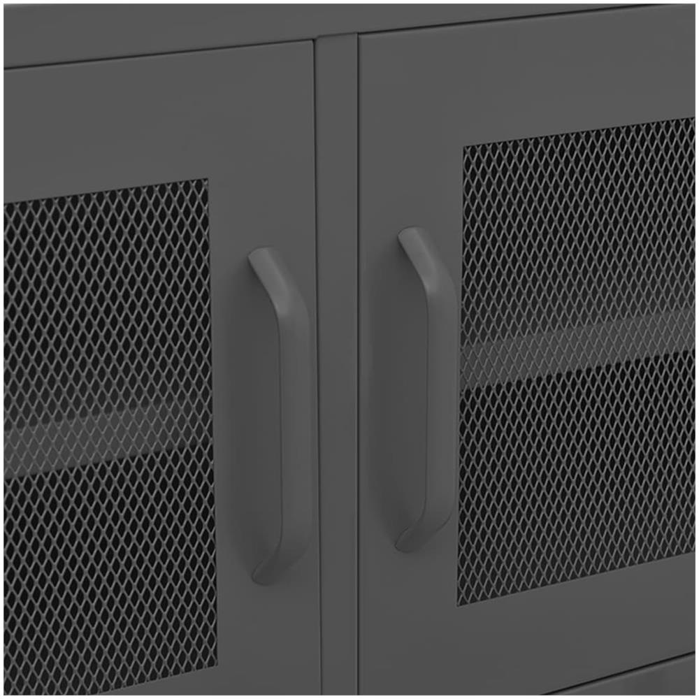 Mobile Tv Antracite 105x35x50 Cm In Acciaio - Foto 3