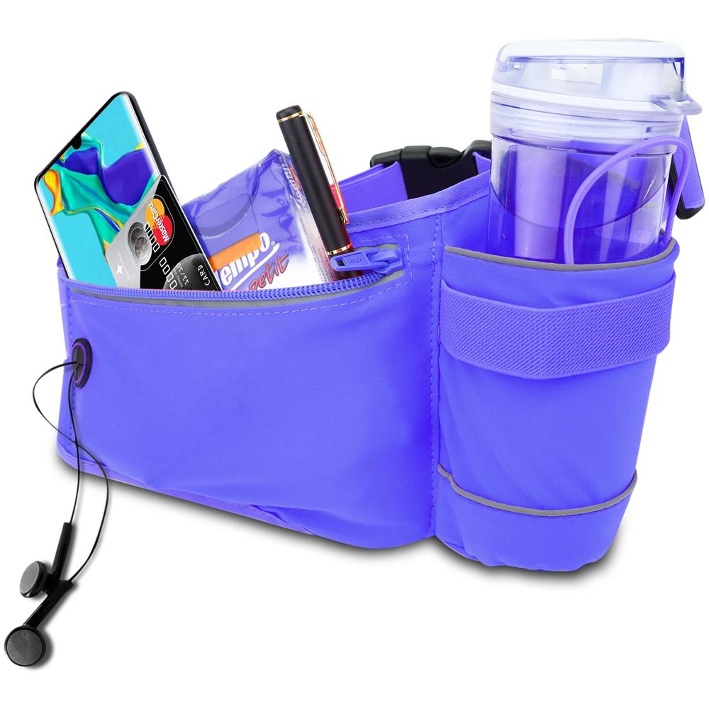 Marsupio Per Telefoni Cellulari In Blu Mahonia - Borsa A Marsupio Di Lunghezza Regolabile Tasca Per Cellulare Con Zip - Foto 1