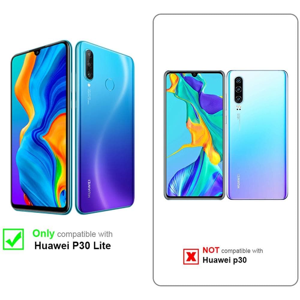 Custodia Compatibile Con Huawei P30 Lite In Liquid Rosa - Coperchio Protettivo In Silicone Tpu Flessibile Con Anello - Foto 2