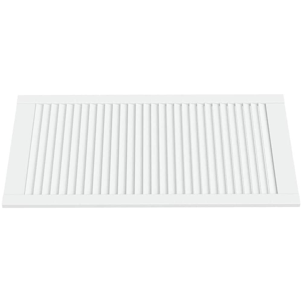 Anta a Lamelle Bianca 99,3x49,4 cm in Legno di Pino - Foto 2