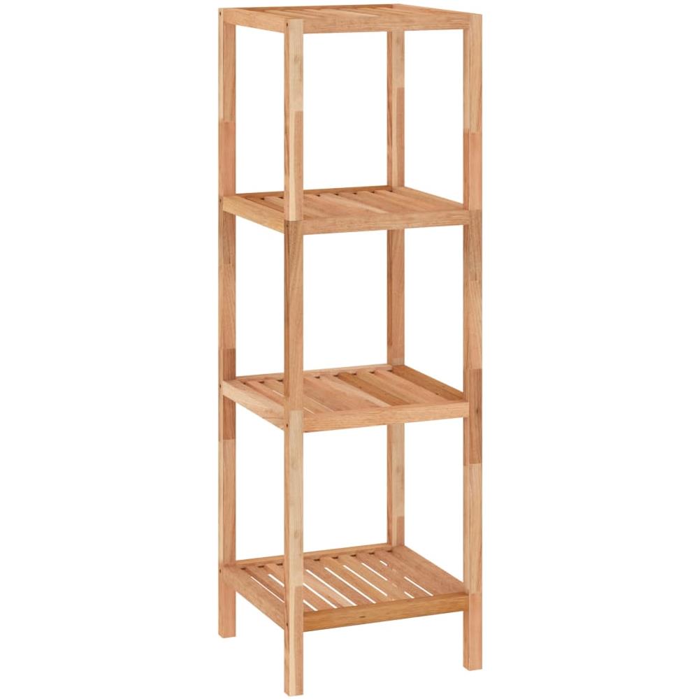 Scaffale Da Bagno 36x36x112 Cm In Legno Massello Di Noce - Foto 2