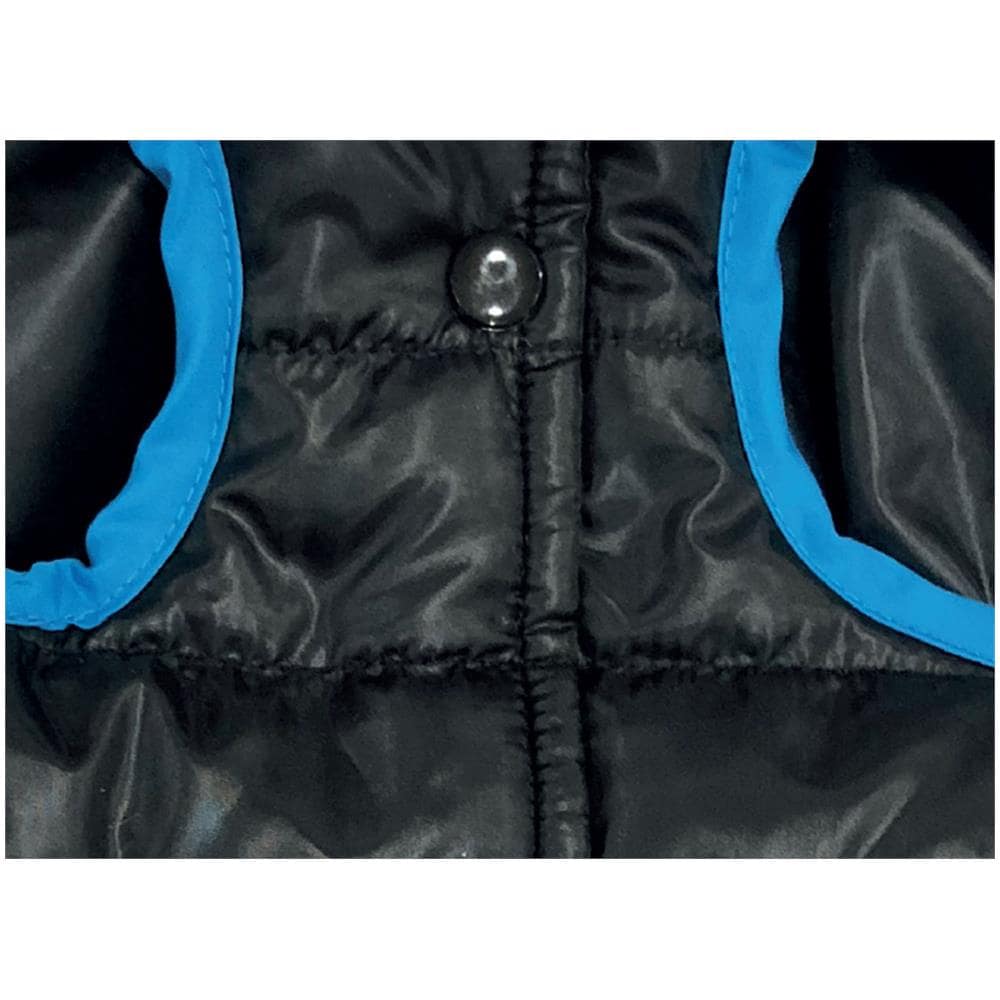 Cappottino Nero Invernale Vestito Imbottito Giacca Per Cani Jacket Varie Taglie S Cappottino - Foto 2