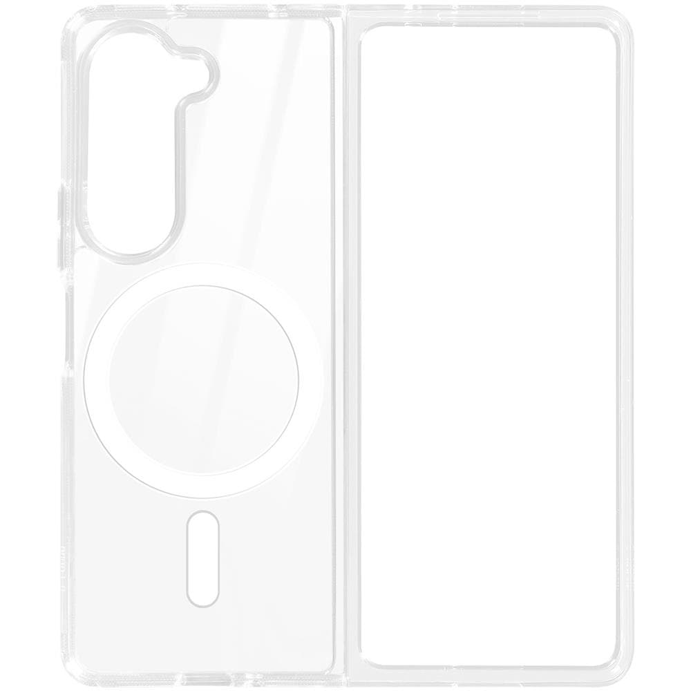 Cover Magsafe Per Samsung Galaxy Z Fold5 Rigida Serie Crystal Mag Trasparente - Foto 1
