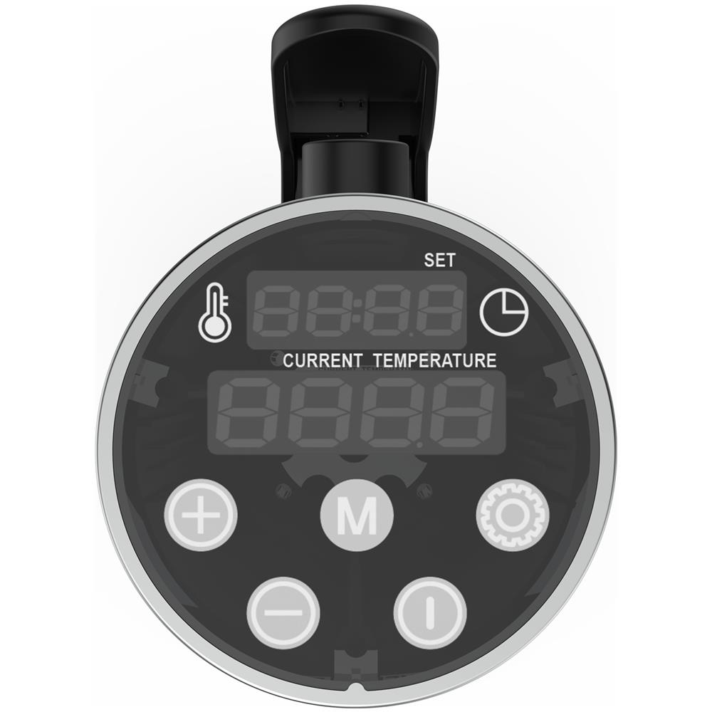 ASV0001 Forno ad Acqua per Cottura Sottovuoto Potenza 1200 W Colore Nero / Argento - Foto 5