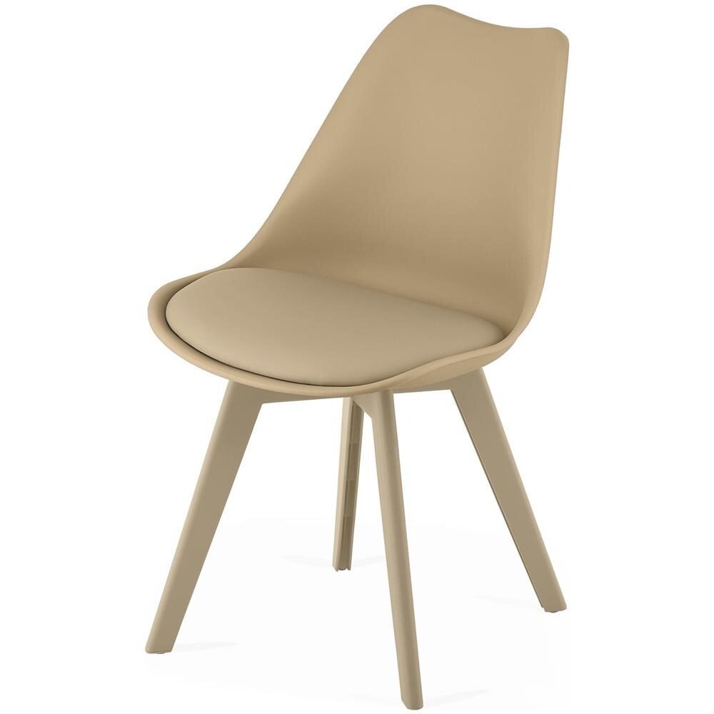 Sedia RIXK - Design ergonomico beige scuro per soggiorno e studio - Foto 6