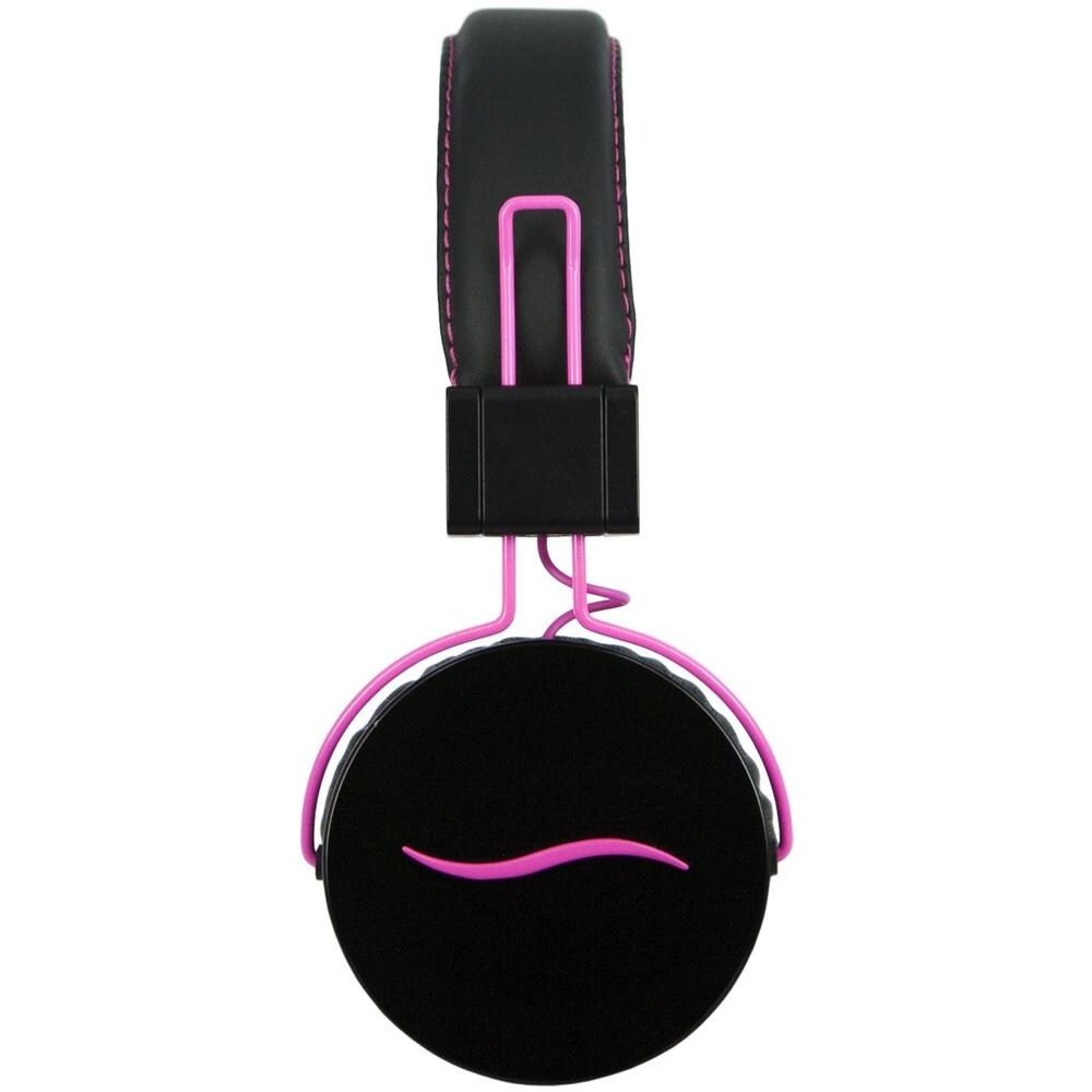 Cuffie Hi-Deejay On-Ear con Control Talk Colore Rosa e Nero - Foto 2