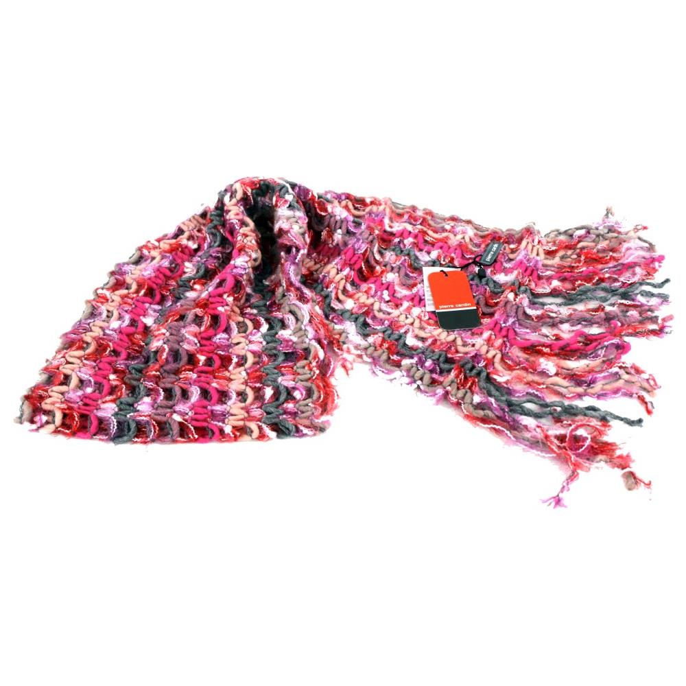 Sciarpa Donna A Maglia Crs101 Cipria Fuxia - Foto 2