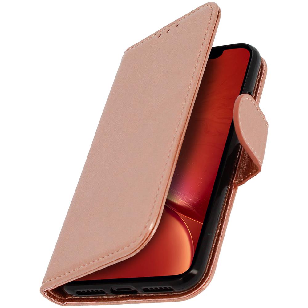 Custodia Iphone Xr Sportellino Portacarte Funzione Supporto Video - Rosa - Foto 2