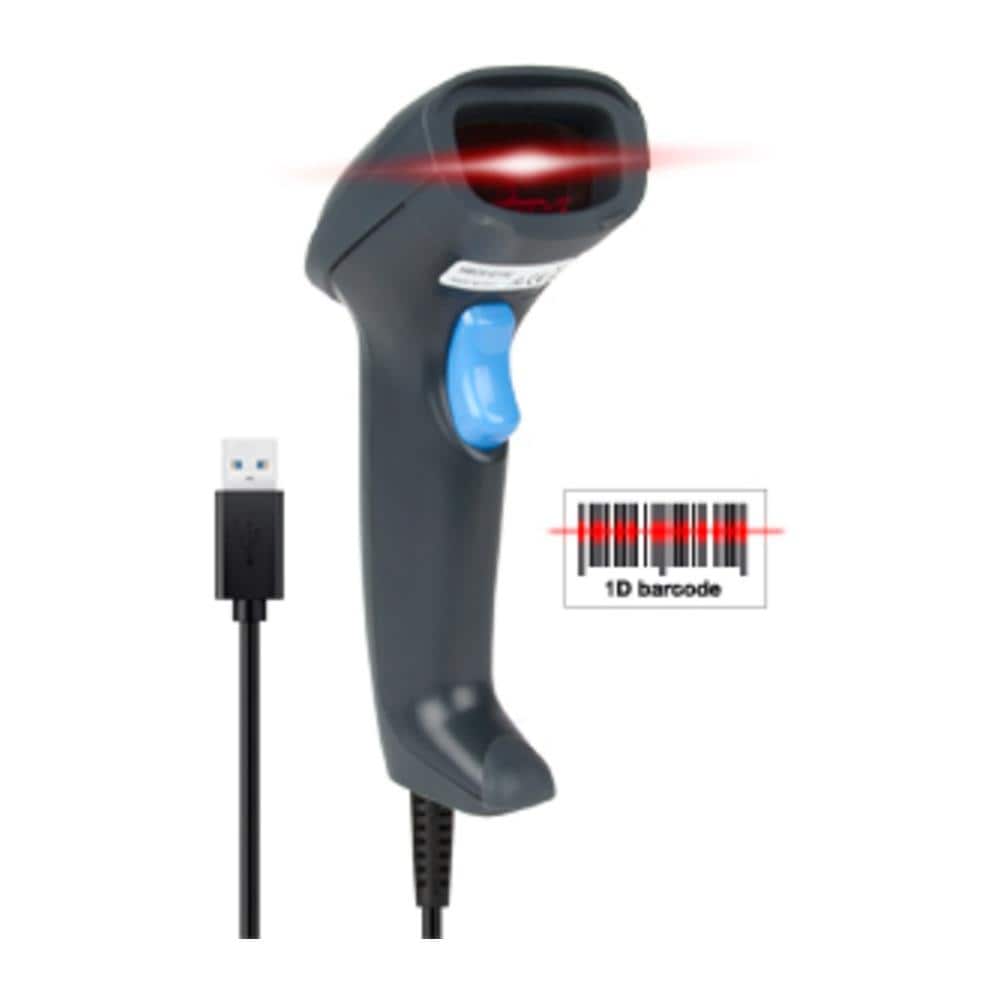 vers Hamlet Hbcs1d10u Lettore Di Codici A Barre 1d Laser Nero Handheld Bar Code Reader - Foto 9