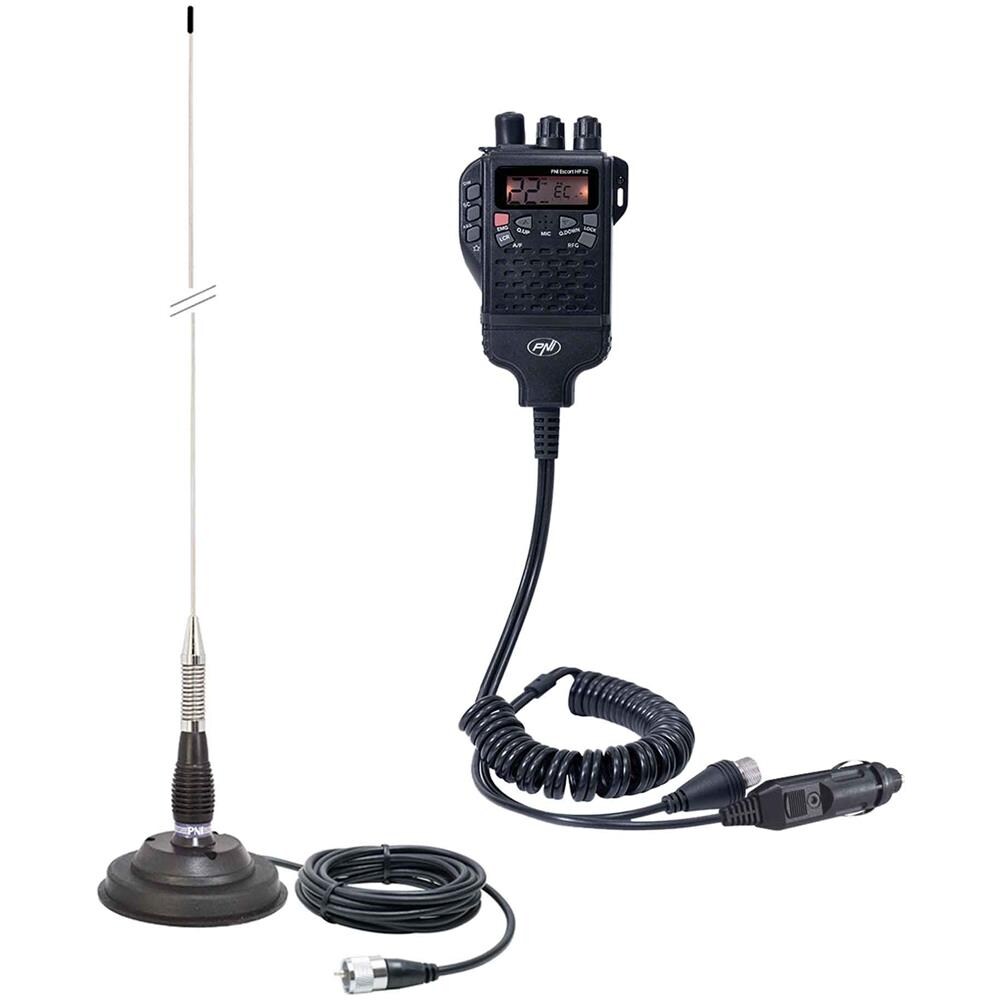 Kit Stazione Radio Cb Escort Hp 62 E Antenna Ml100 Con Magnete Inclusi - Foto 1