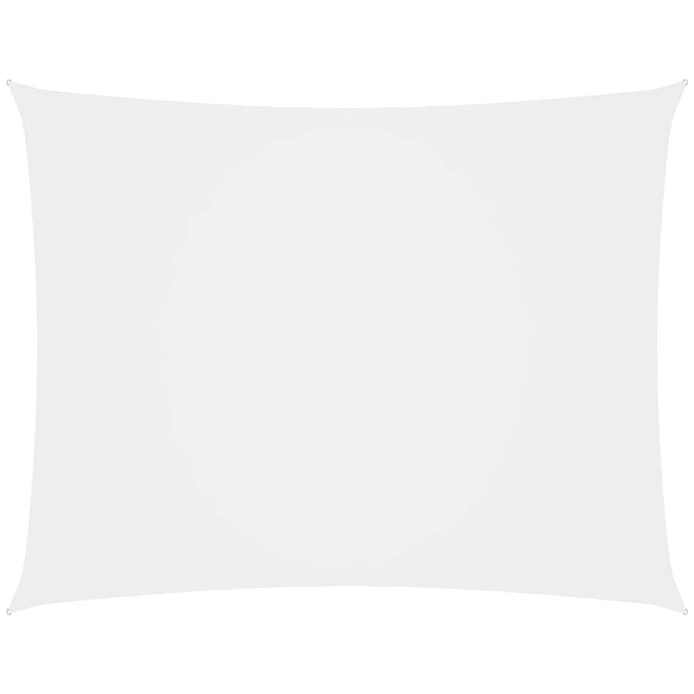 Parasole a Vela Oxford Rettangolare 3x4,5 m Bianco - Foto 1