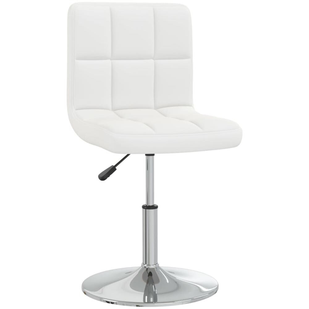 Sedia Da Pranzo Bianca In Similpelle - Foto 1