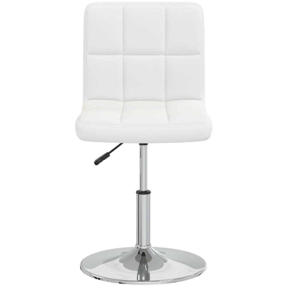 Sedia Da Pranzo Bianca In Similpelle - Foto 2