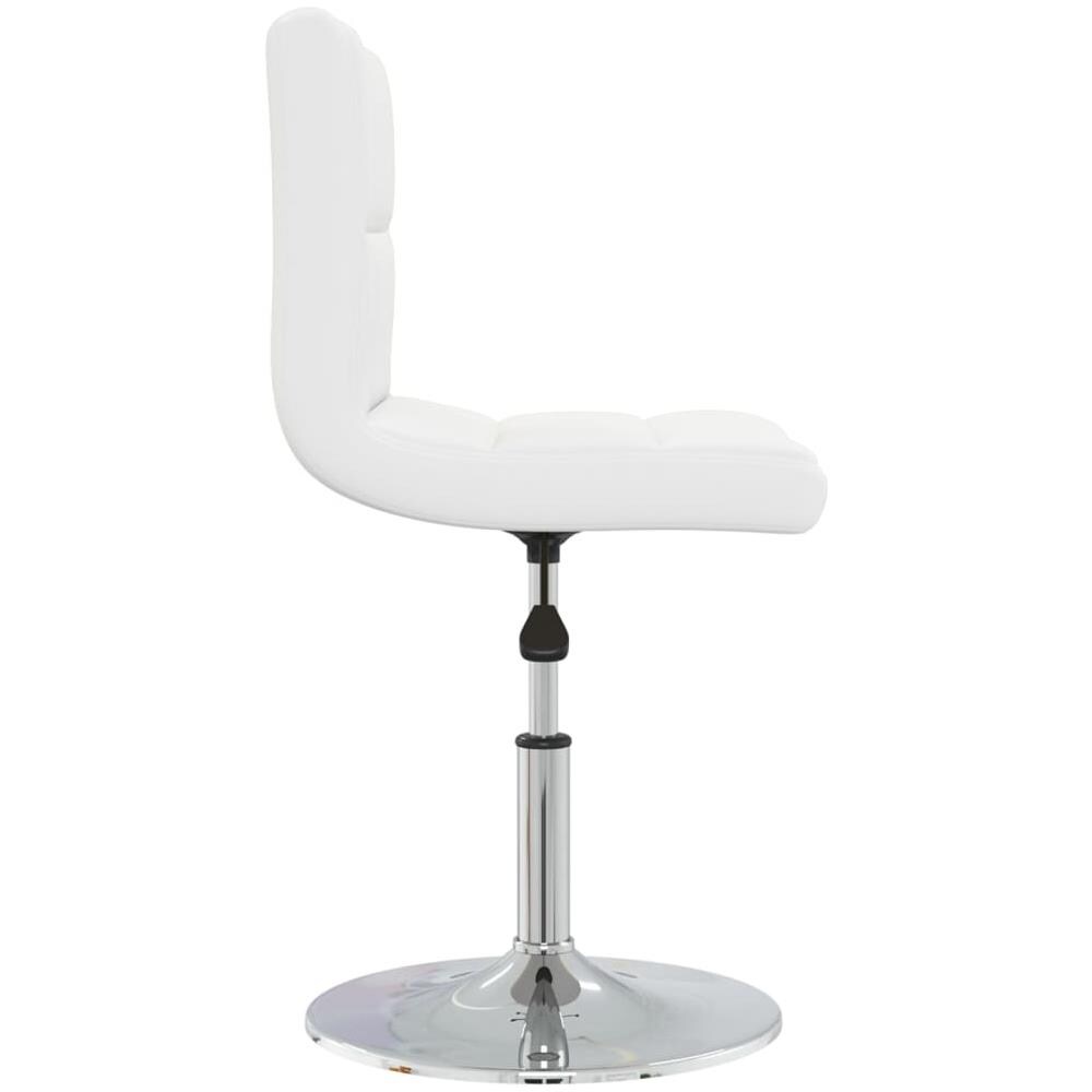 Sedia Da Pranzo Bianca In Similpelle - Foto 3