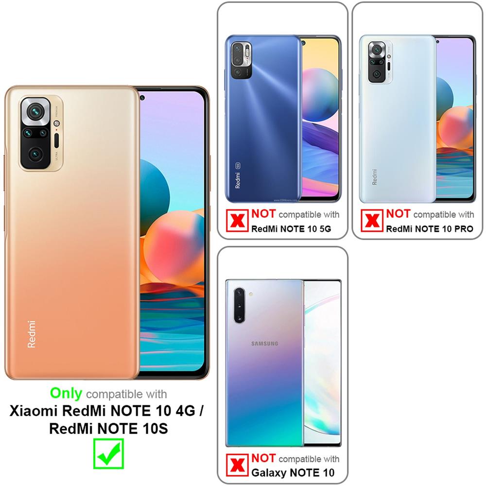Custodia Compatibile Con Xiaomi Redmi Note 10 In Liquid Rosa - Coperchio Protettivo In Silicone Tpu Flessibile - Foto 2