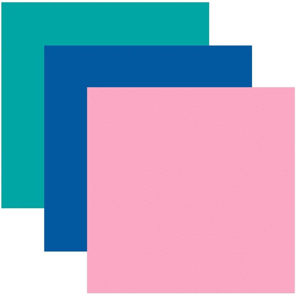 3 Vinili Permanenti 91 X 33 Cm - Aqua, Blu, Rosa Chiaro - Foto 1