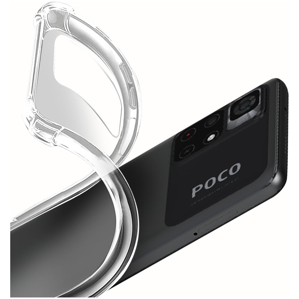 Cover Xiaomi Poco M4 Pro 5g E Redmi Note 11s 5g Armor Jelly Trasparente - Foto 2