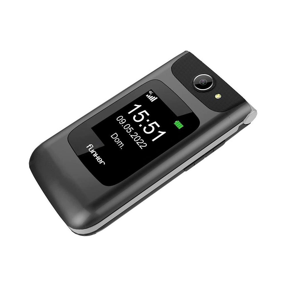 C250 Senior Phone Display 2.4" con Tasti Grandi + Tasto SOS Bluetooth Colore Grigio - Europa - Foto 2