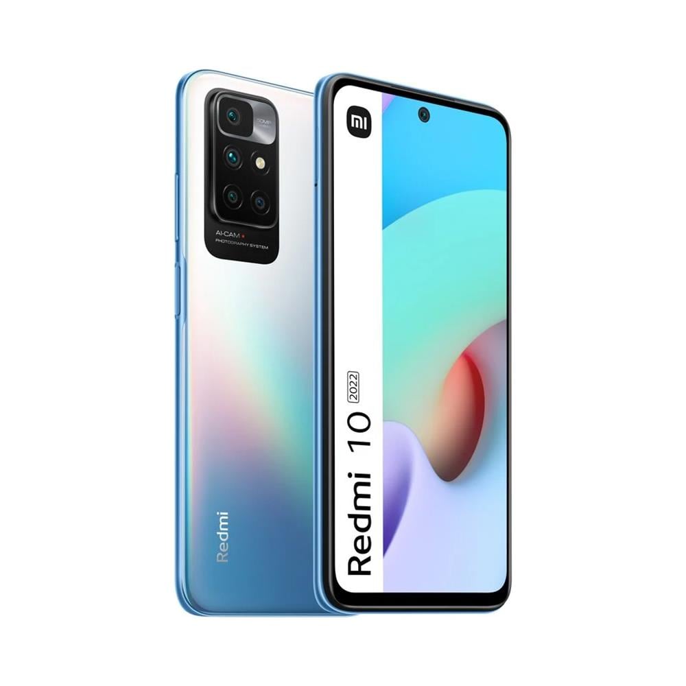 Redmi 10 (2022) 64 GB 4 GB Ram Dual Sim Display 6.5" Full HD+ Slot Micro SD Fotocamera 50 Mpx Android Sea Blue - Foto 2