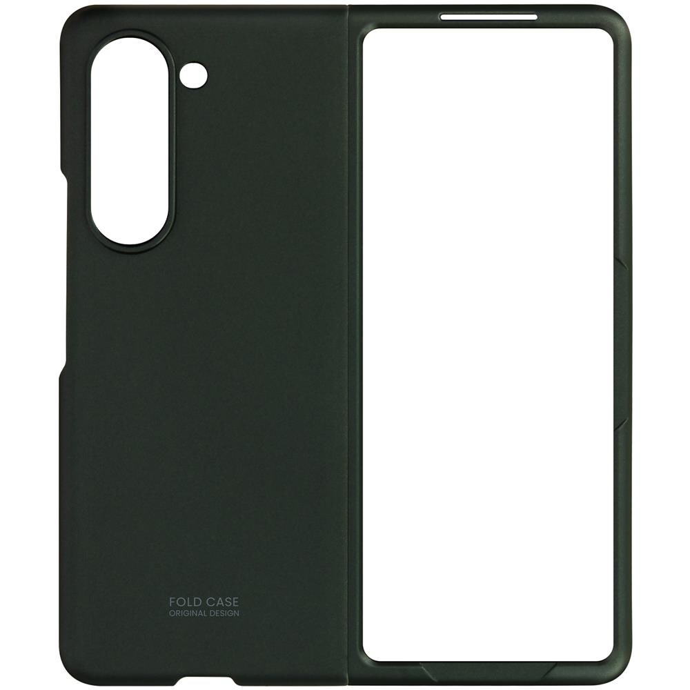 Cover Per Samsung Galaxy Z Fold5 Policarbonato Rigido Finitura Opaca Verde Scuro - Foto 1