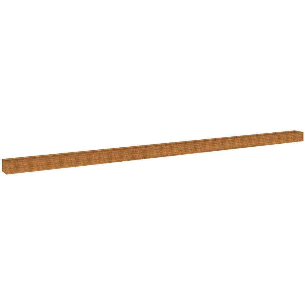 Fioriera Rialzata Da Giardino 1152x50x36 Cm In Acciaio Corten - Foto 2