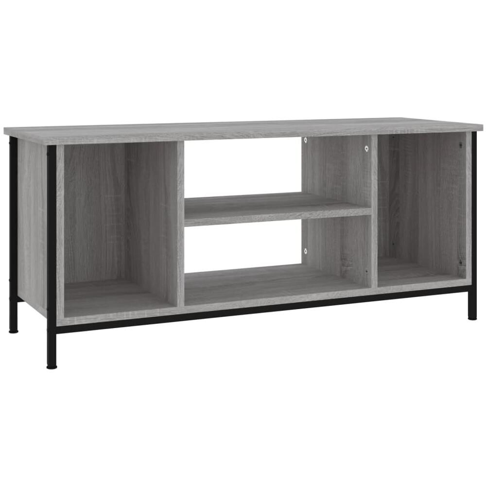 Mobile Tv Grigio Sonoma 102x35x45 Cm In Legno Multistrato - Foto 2