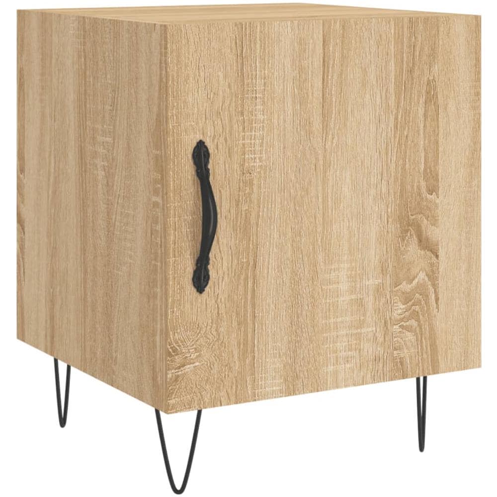 Comodino Rovere Sonoma 40x40x50 Cm In Legno Multistrato - Foto 2
