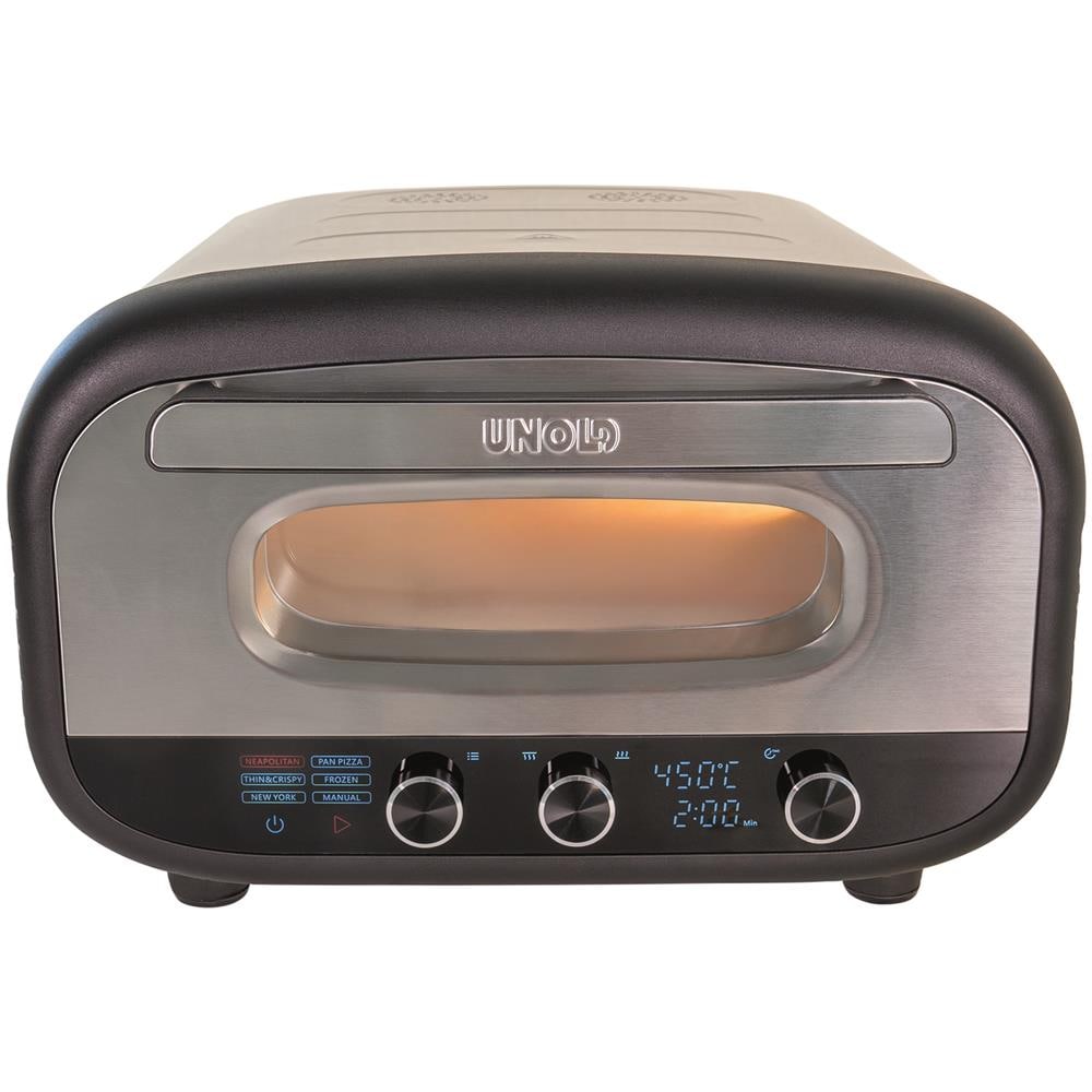 Forno per Pizza Alfredo 68806 con Temperatura Max 450 C° Potenza 1700 W Colore Acciaio Inox - Foto 2