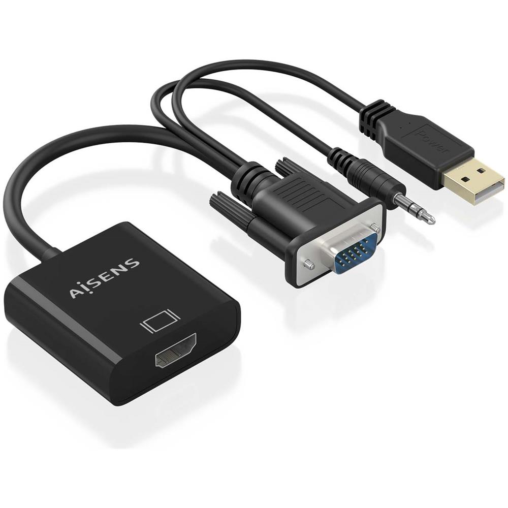 A115-0872 cavo e adattatore video 0,2 m HDMI tipo A (Standard) VGA (D-Sub) + 3.5mm + USB Type-A Nero - Foto 2