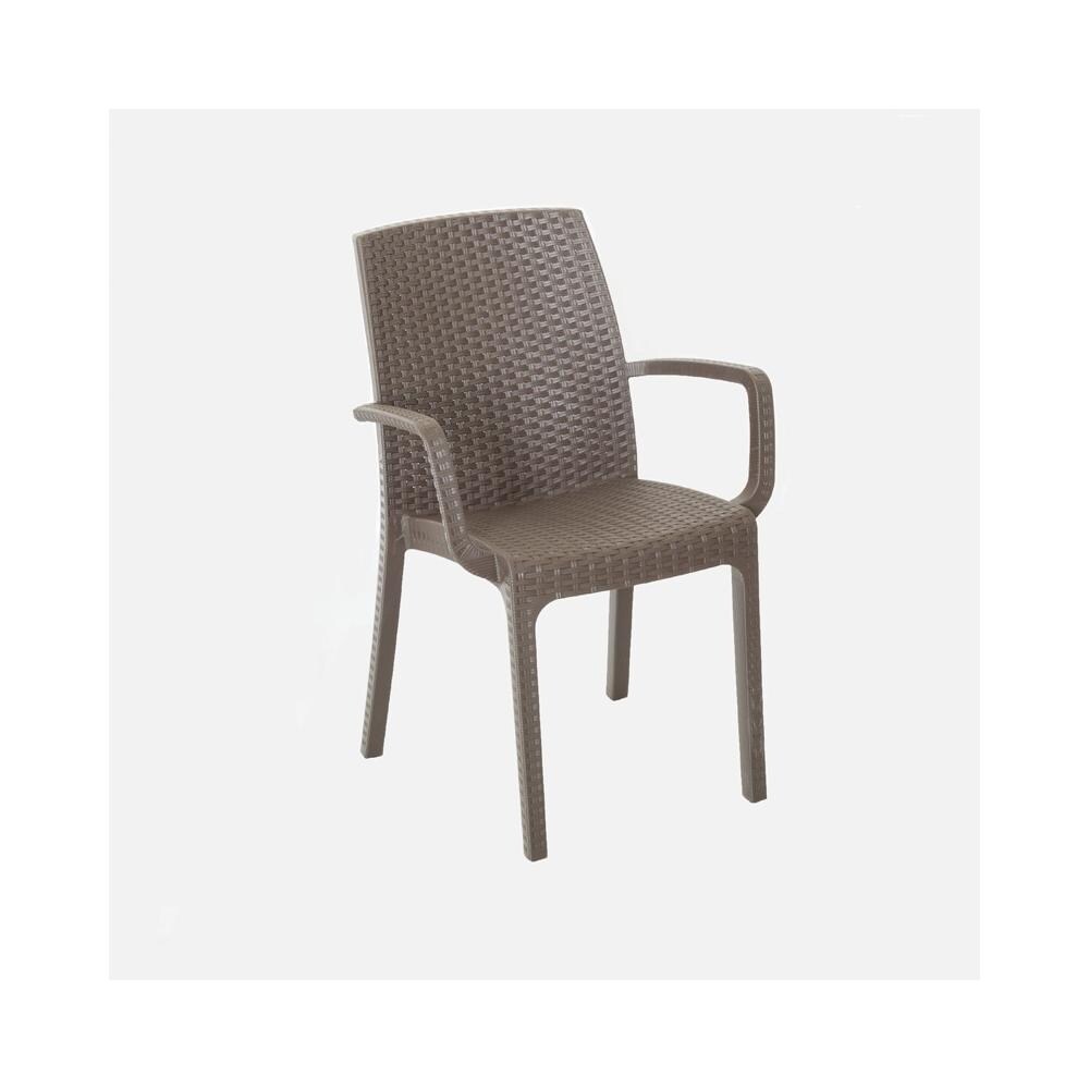 Sedia Indiana In B: rattan Colore Brown - Foto 1