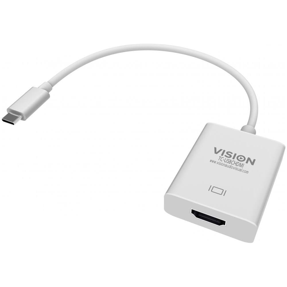 Adattatore USB-C a HDMI Maschio / Femmina da 20 cm Colore Bianco - Foto 1