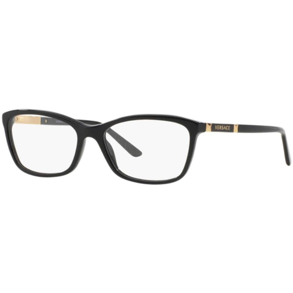 Occhiali Da Vista Donna 3186 Gb1 Colore Nero Forma Farfalla Butterfly Logo Oro Calibro 54 - Foto 1