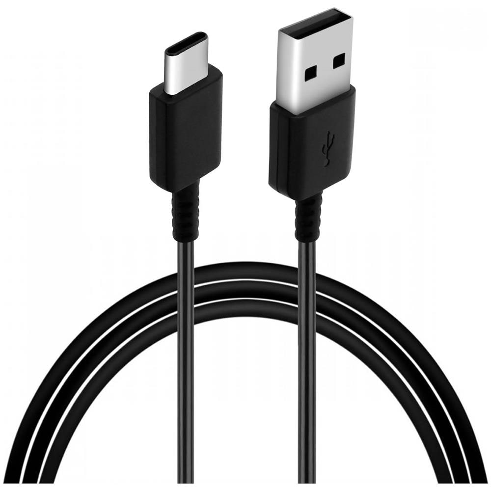 Cavo Da Usb A Type-c Quick Charge, 2.1a, 0.8m, Black - Foto 1