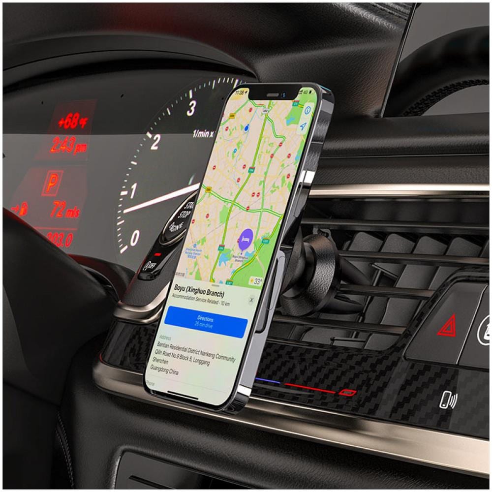Supporto Auto Universale Magnetico Presa D'aria - Black - Foto 8