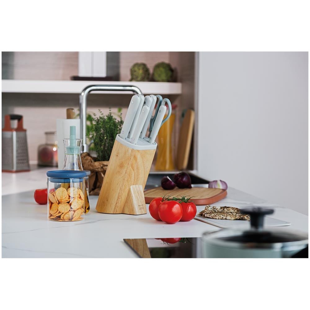 Blocco Di 6 Coltelli Con Lame In Acciaio Inox - 3950342 - Foto 8