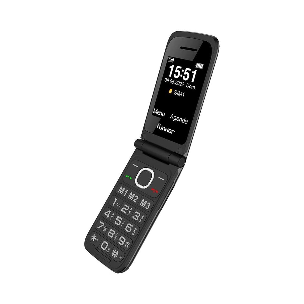 C200 Senior Phone Display 2.4" con Tasti Grandi + Tasto SOS Bluetooth Colore Nero - Europa - Foto 2