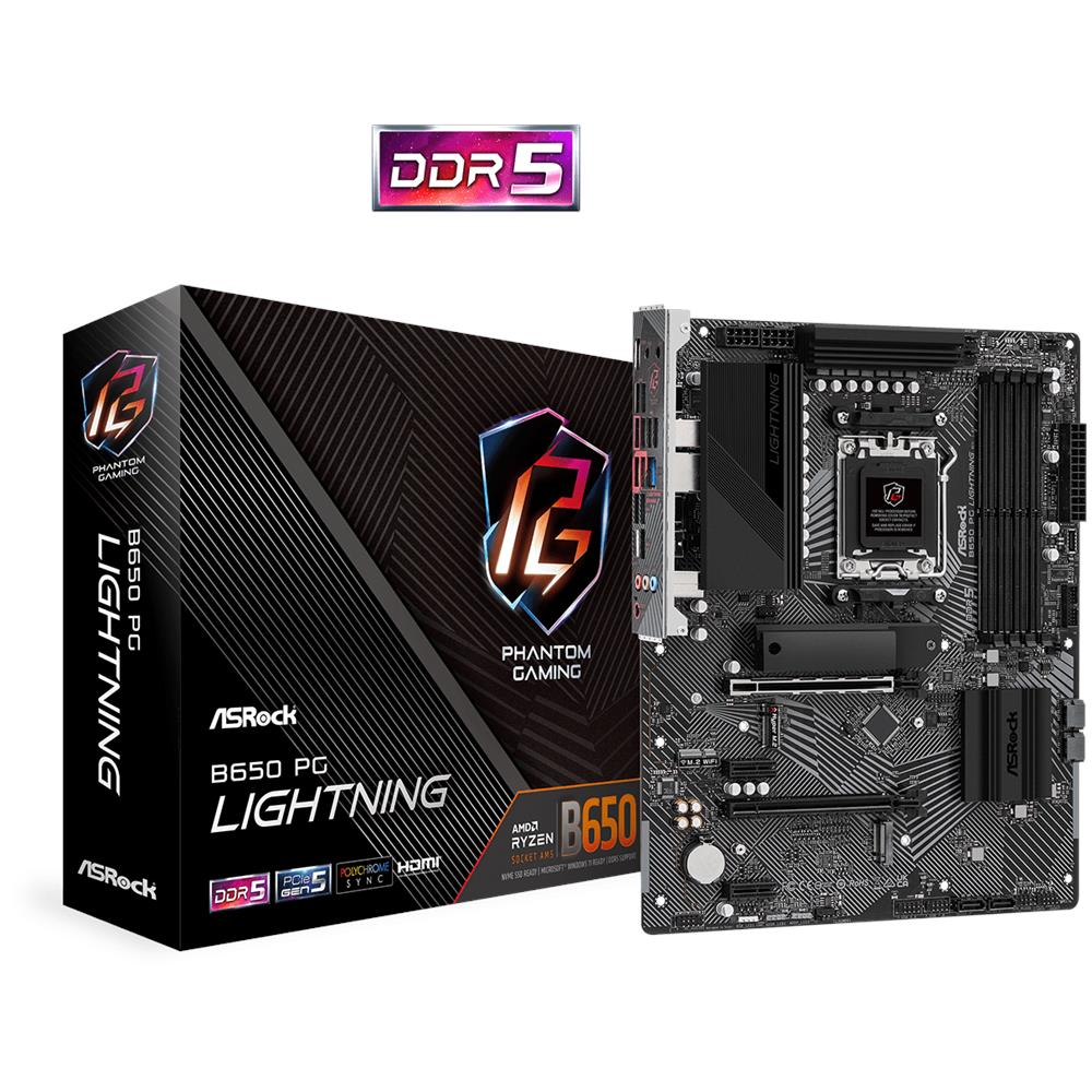 Scheda Madre B650 PG Lightning Socket AM5 Chipset AMD B650 ATX - Foto 1