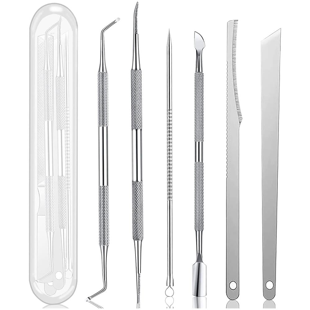 Set Di Strumenti Per Tagliare Le Unghie 6 In 1 Kit Di Tagliaunghie Dei Piedi Set Per Manicure D'argento - Foto 1