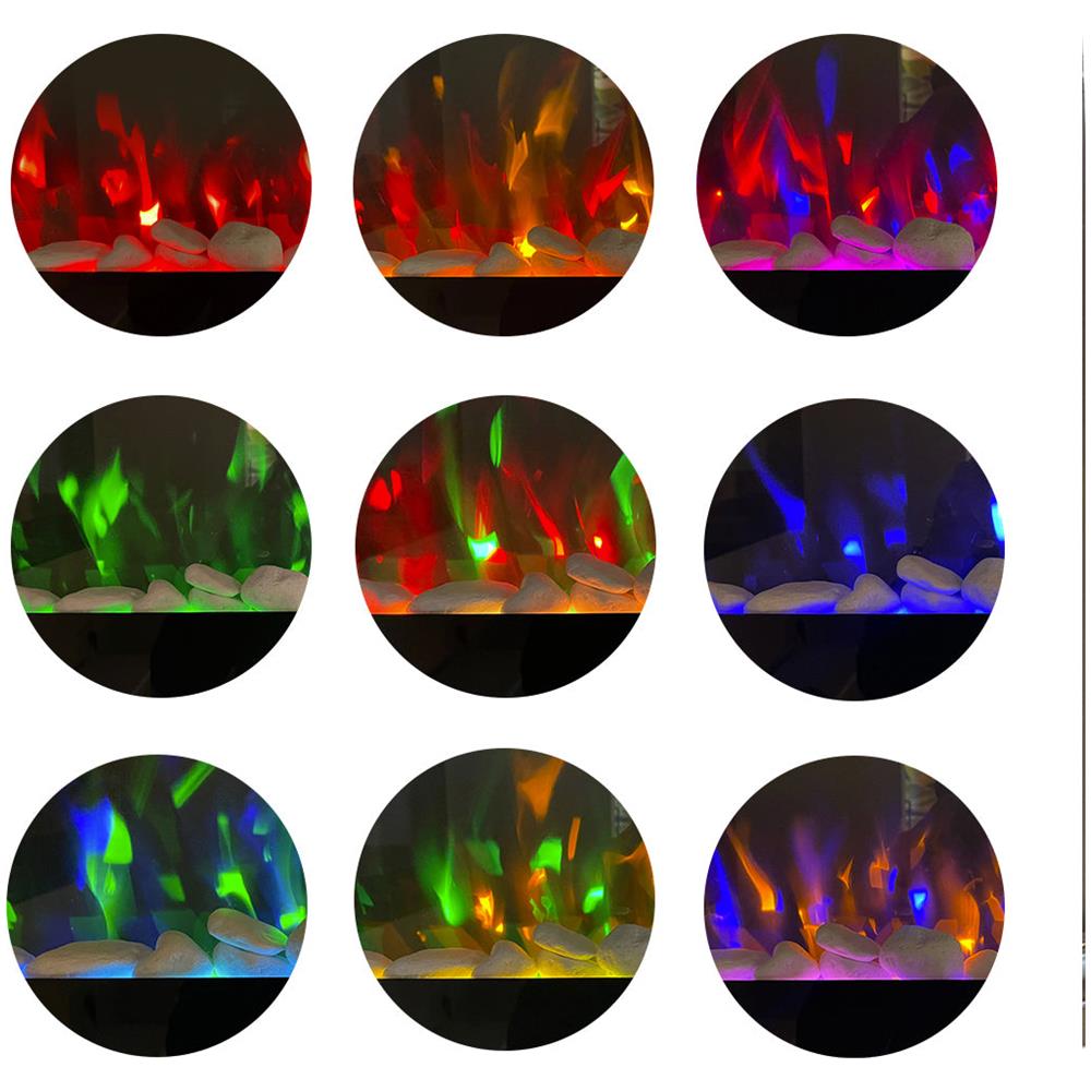 Camino Elettrico Caminetto Da Parete Dallas L127 X P 11 X H50 - Foto 2