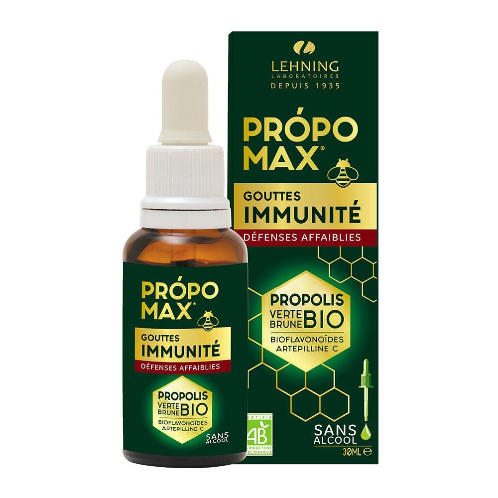Gouttes Immunité Sans Alcool Bio 30 Ml Própomax Lehning - Foto 1