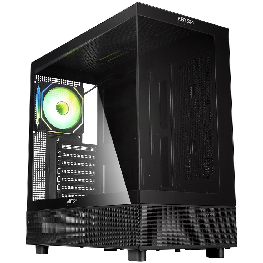 AB123014 computer case Desktop Nero, Bianco - Foto 1