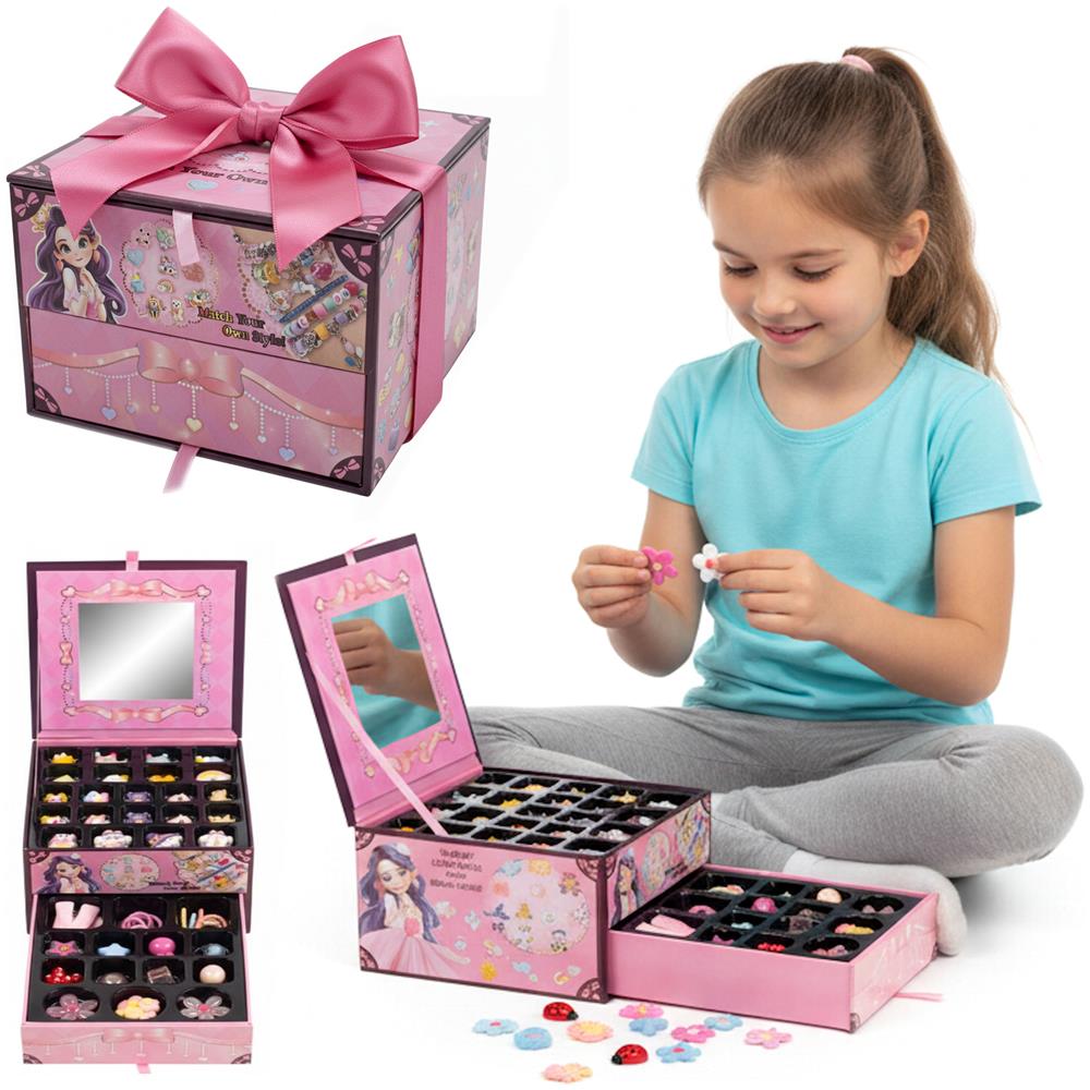 Set per elastici e anelli, grande scatola in confezione decorativa - Foto 1