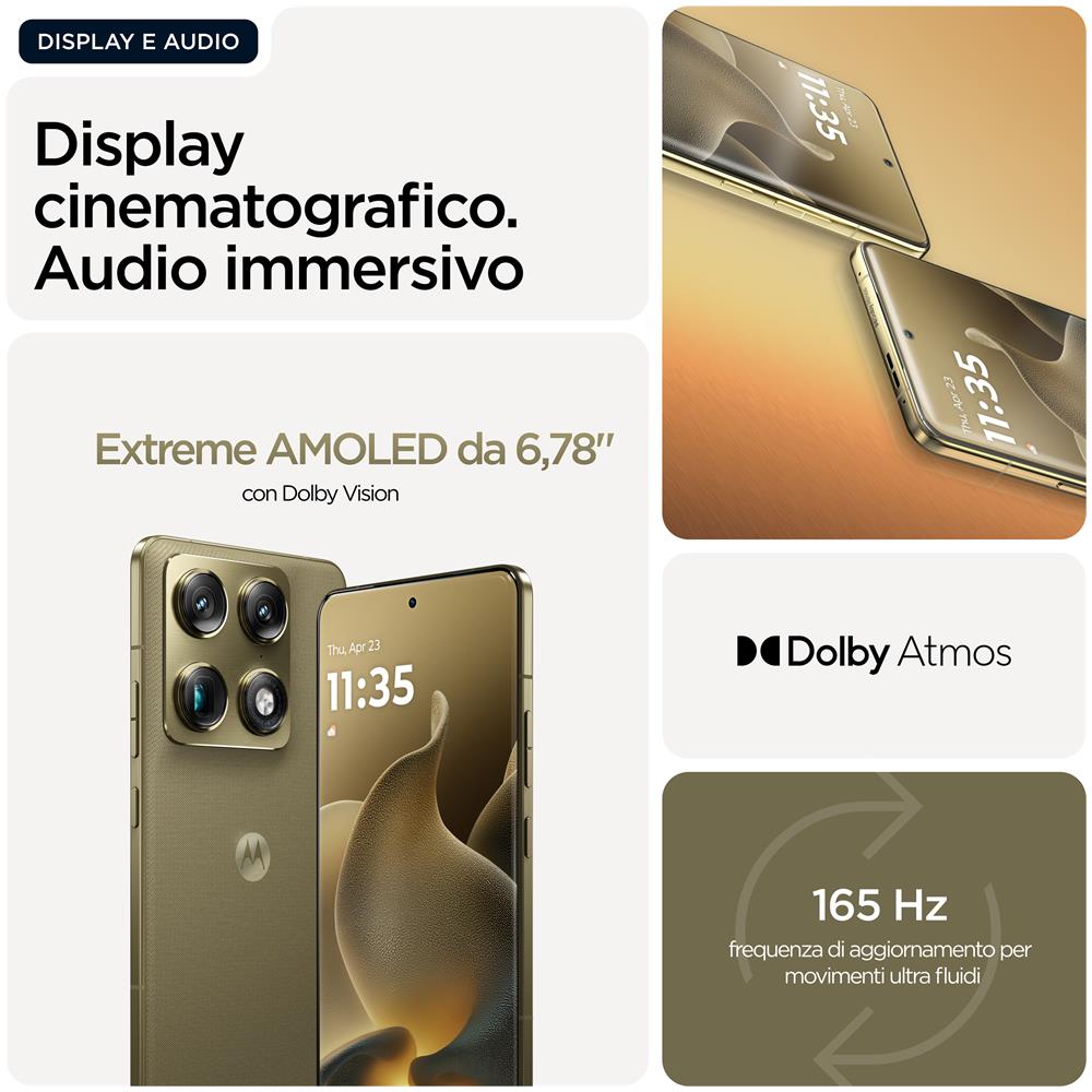 Signature 5G 512GB 16GB Ram Display 6.78" Main Camera 50MP DualSim Android 16 Snapdragon 8 Gen5 5200mAh Pantone Martini Olive - Foto 13