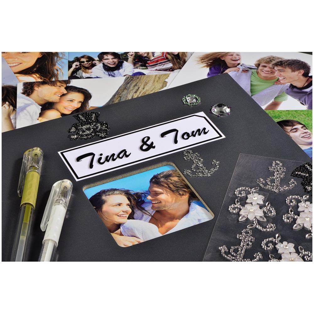 Fine Art spirale grigio 28x24 50 pagine bianche 2112 - Foto 2