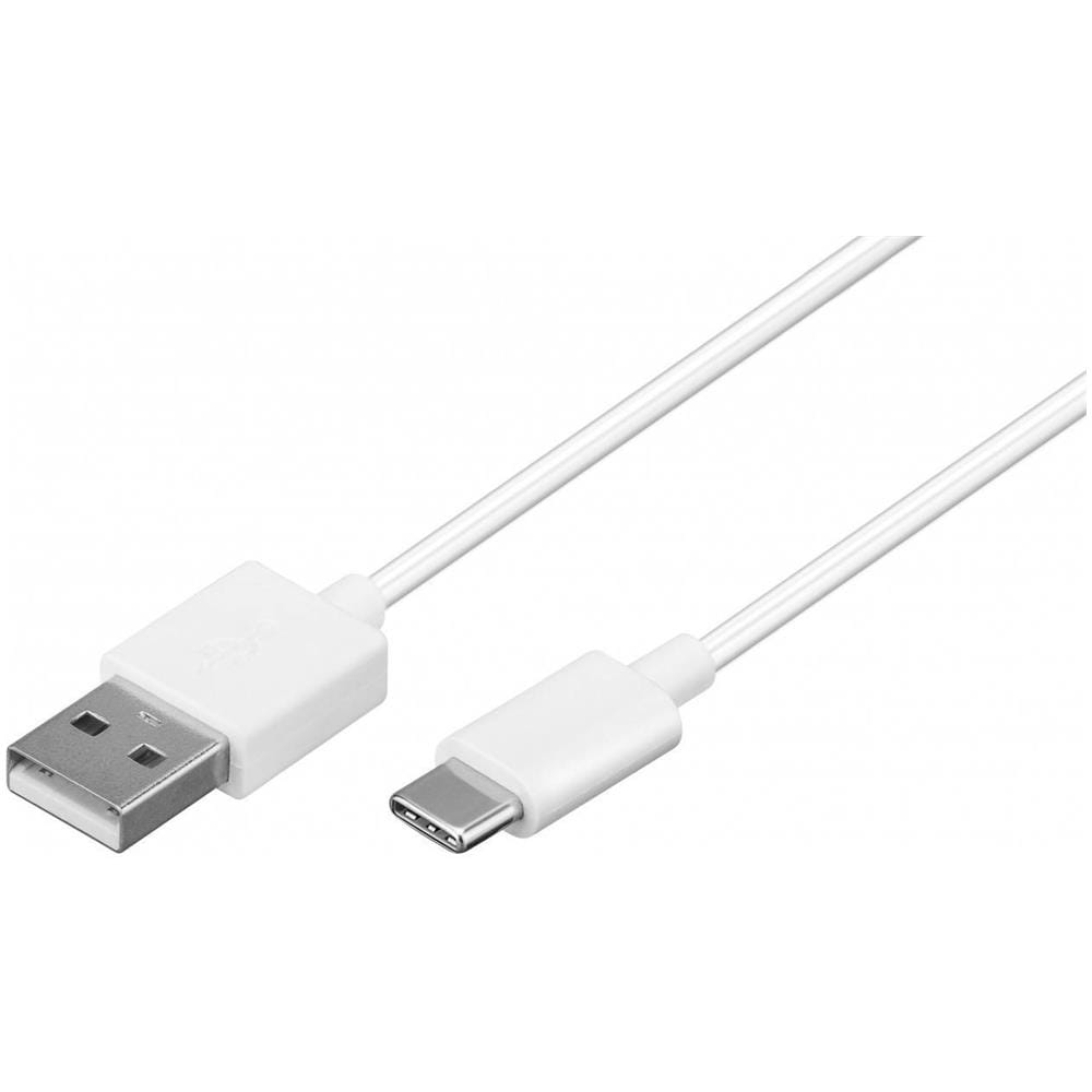 ICOC MUSB20-CMAM05W - Cavo USB A Maschio 2.0 / USB-C Maschio 0,5m Bianco - Foto 1